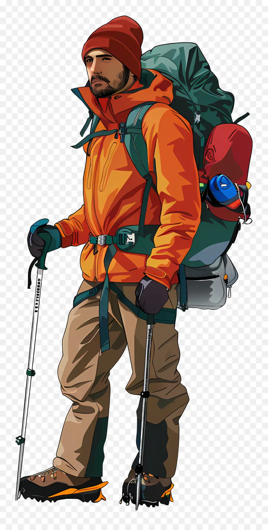 Alpinista，De Mochilero PNG