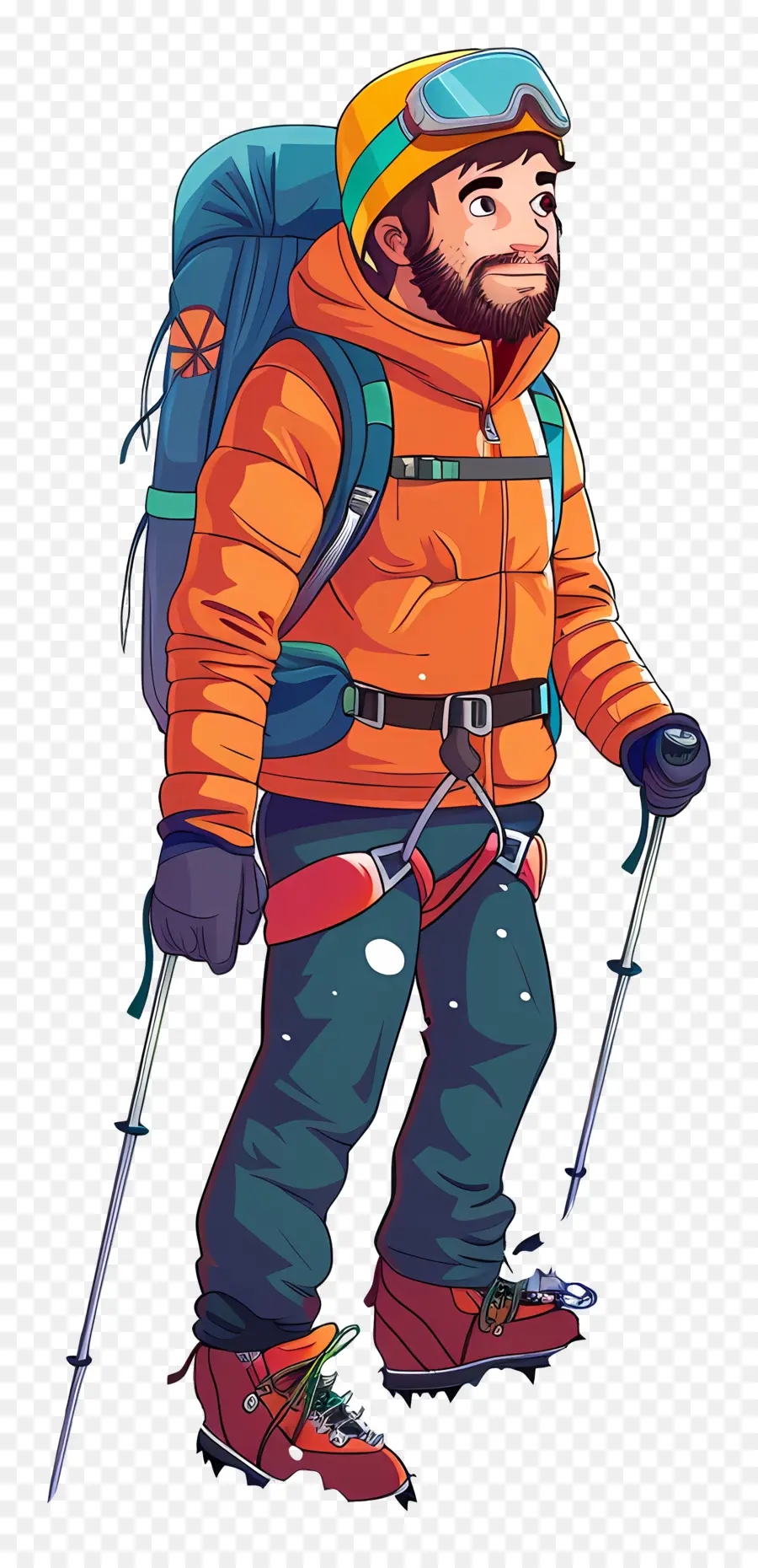 Alpinista，Esquiar PNG