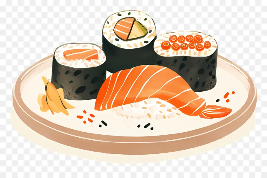 Sushi，Mariscos PNG