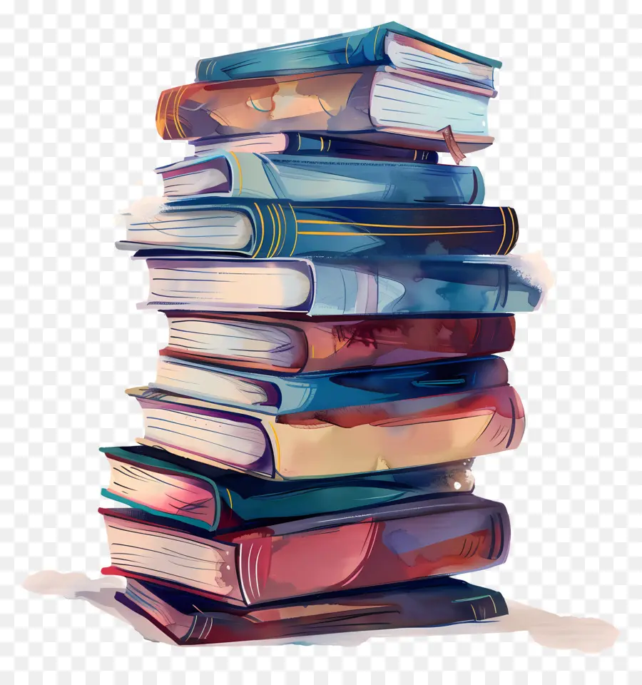 Pila De Libro，Libros PNG