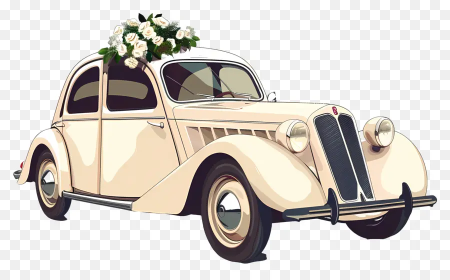 Coche De Boda，Coches De época PNG