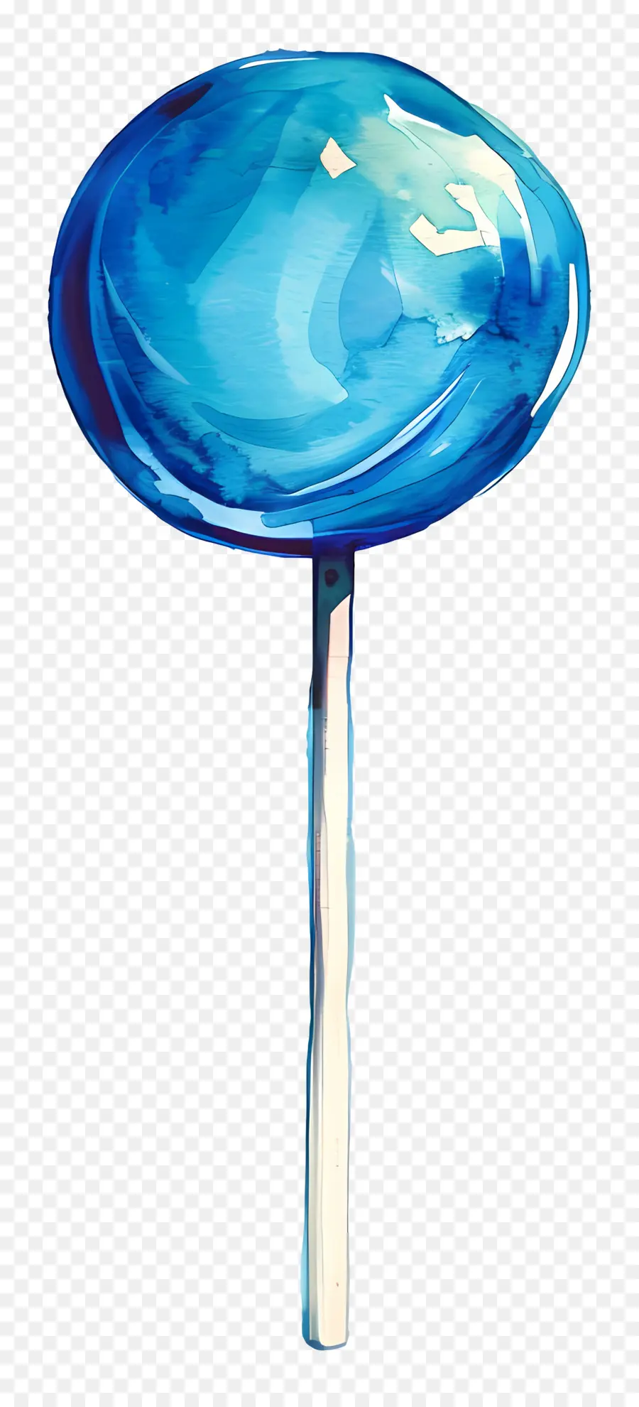 Azul Lollipop，Dulces PNG