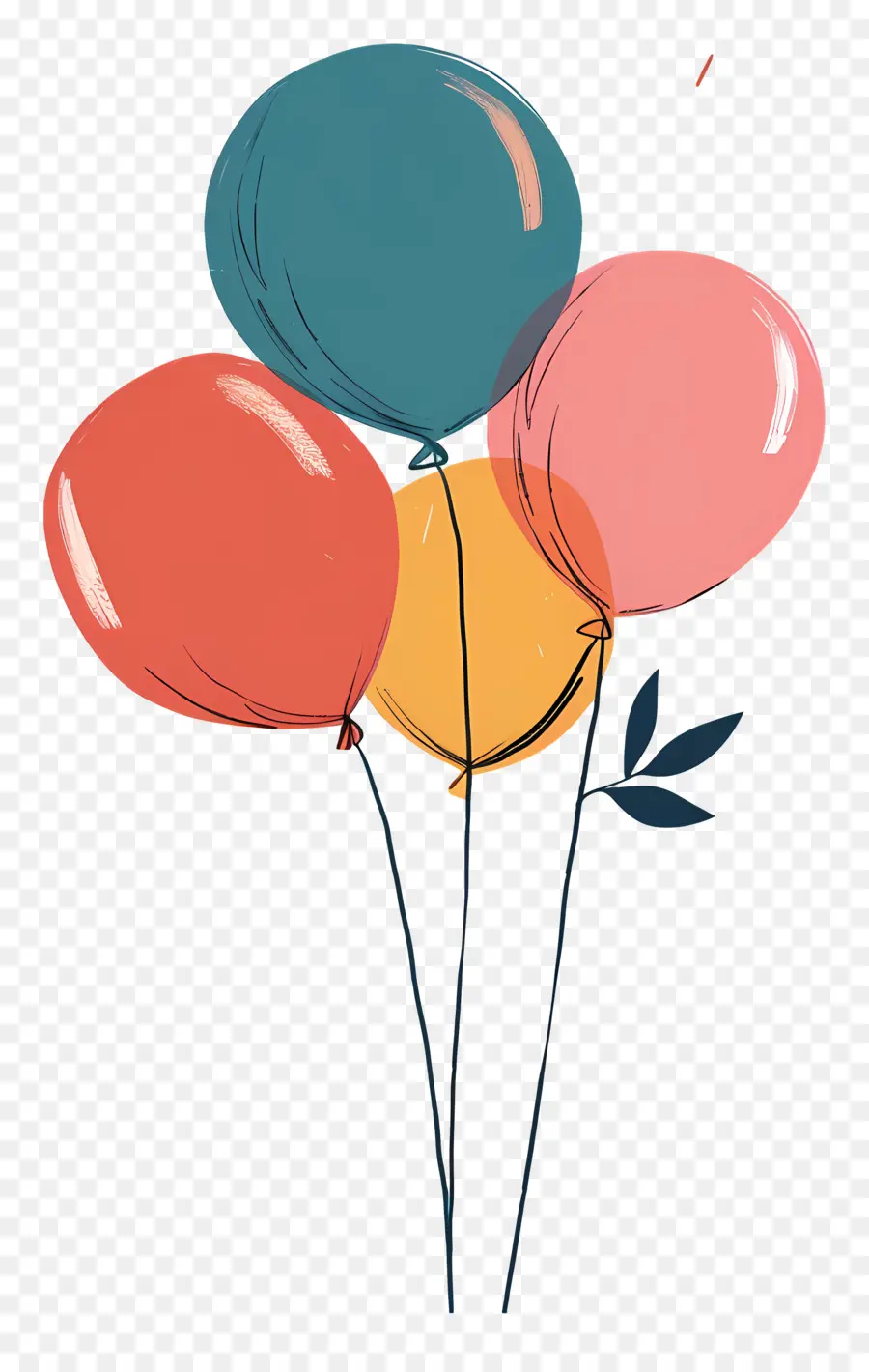 Globos，Colorido PNG