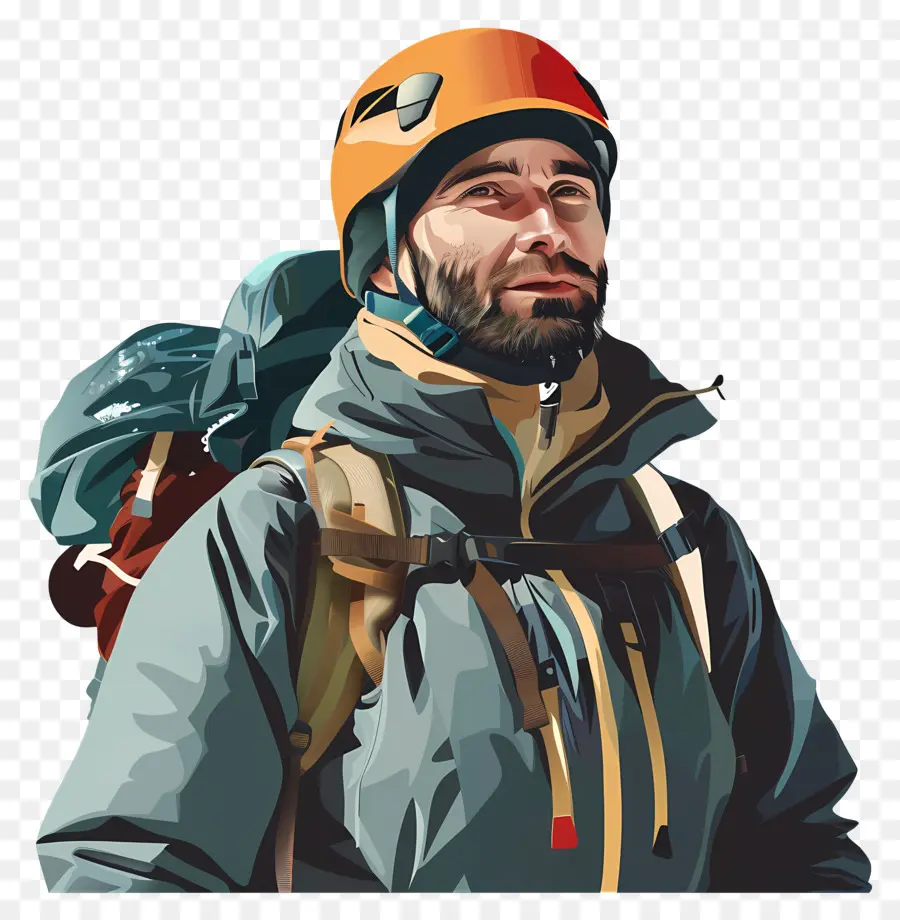 Alpinista，Senderismo PNG