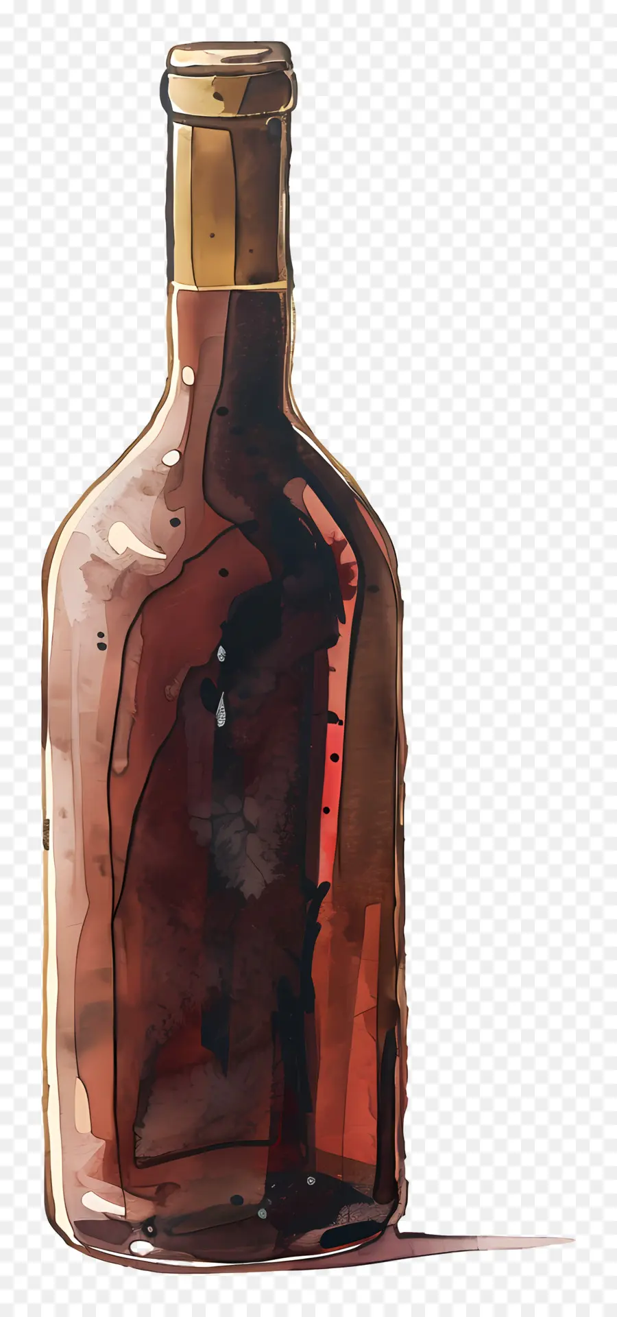 Botella De Vino，Licor PNG