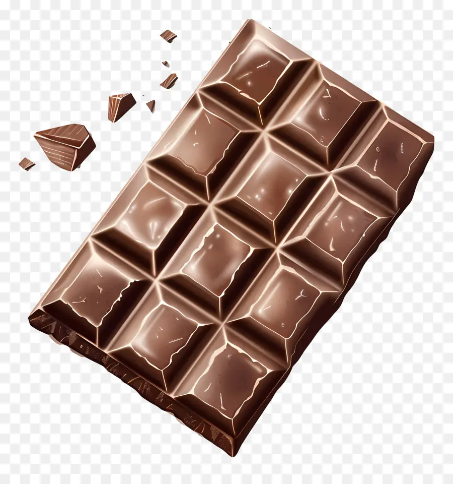 Barra De Chocolate，Dulce PNG