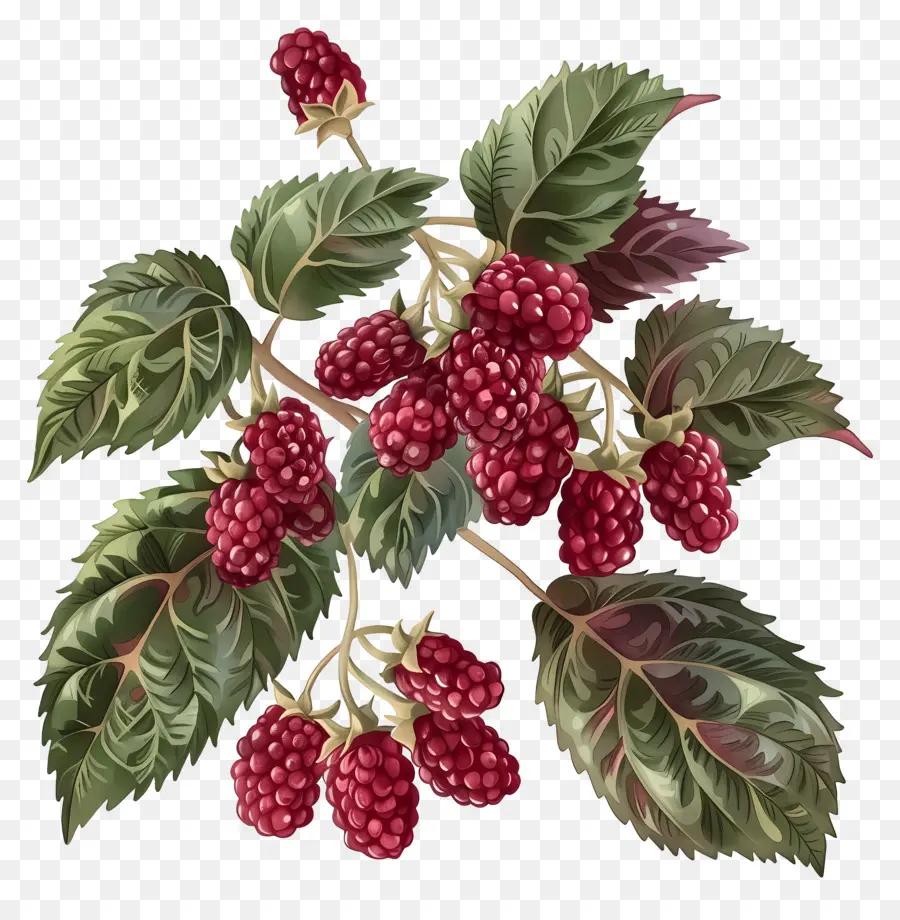 Loganberry，Frambuesa PNG