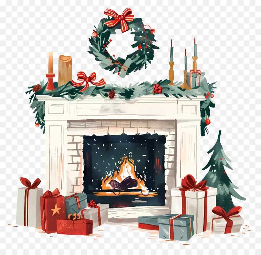 La Navidad Chimenea，Chimenea PNG