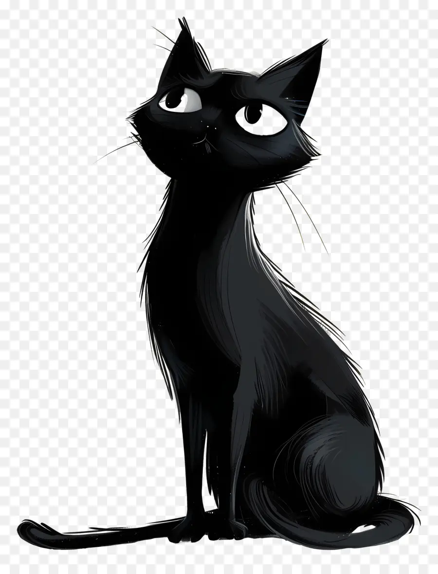 Gato Negro，Gato Doméstico PNG