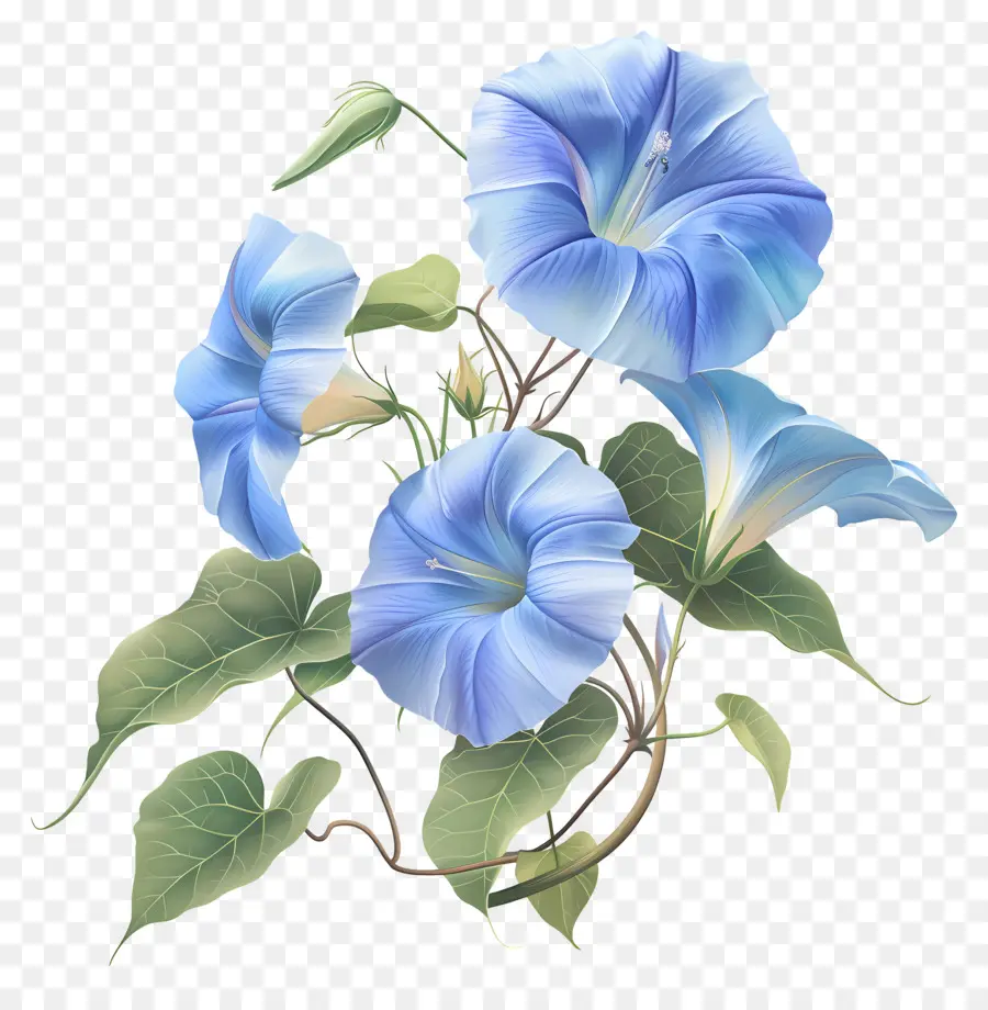 Gloria De La Mañana，Flor Azul PNG