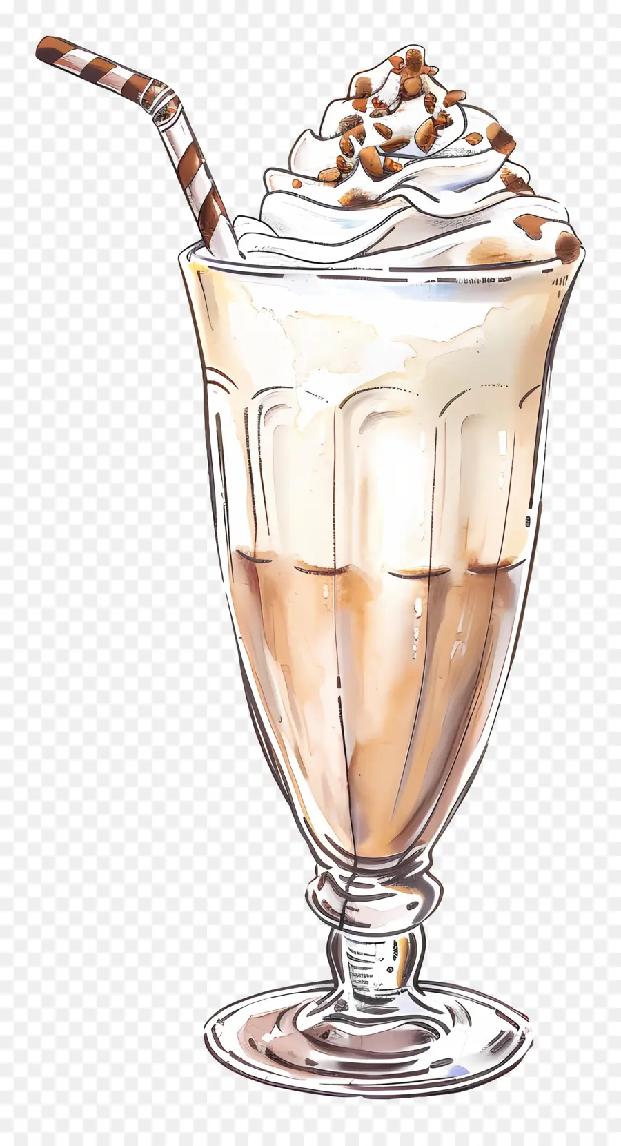 Batido De，Acuarela PNG