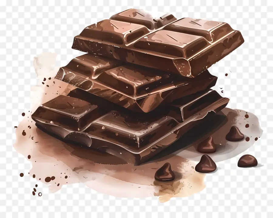 Chocolate Con Leche，Barras De Chocolate PNG