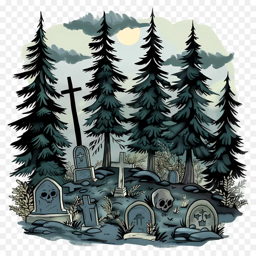 Graveyard，Gótico PNG