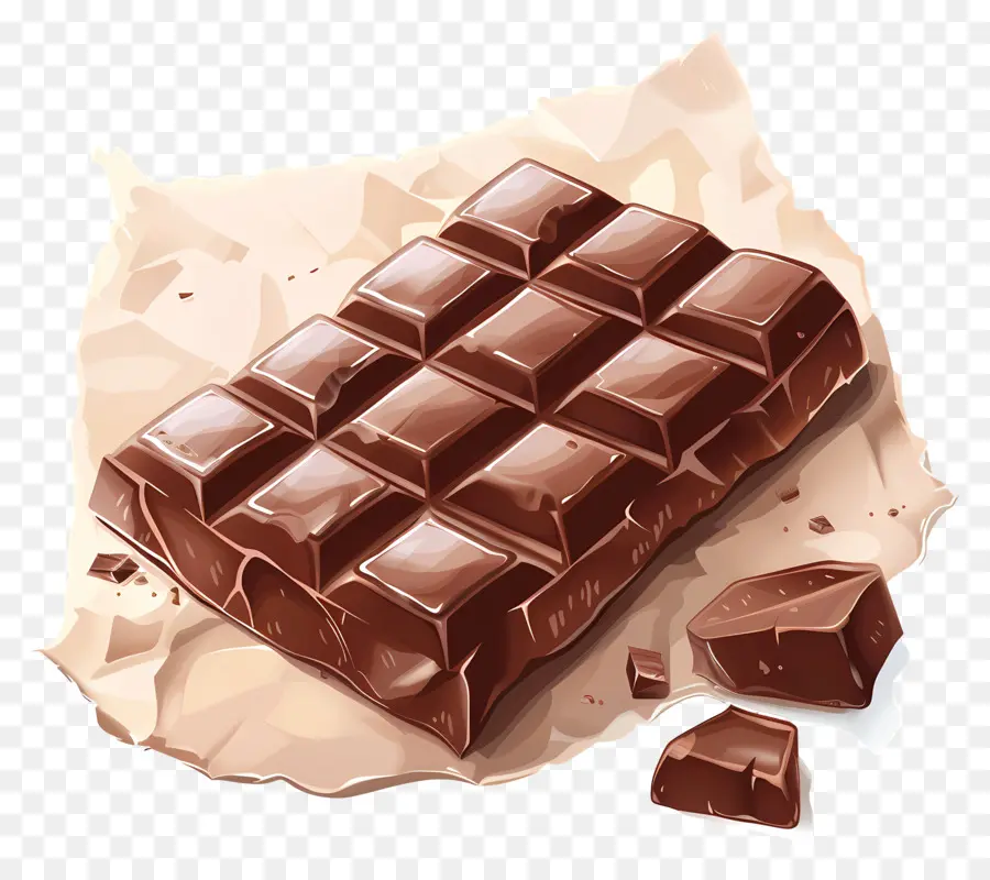 Chocolate Con Leche，Barra De Chocolate PNG