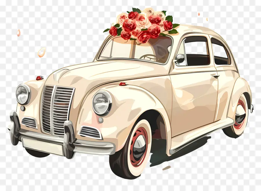 Coche De Boda，Coches De época PNG