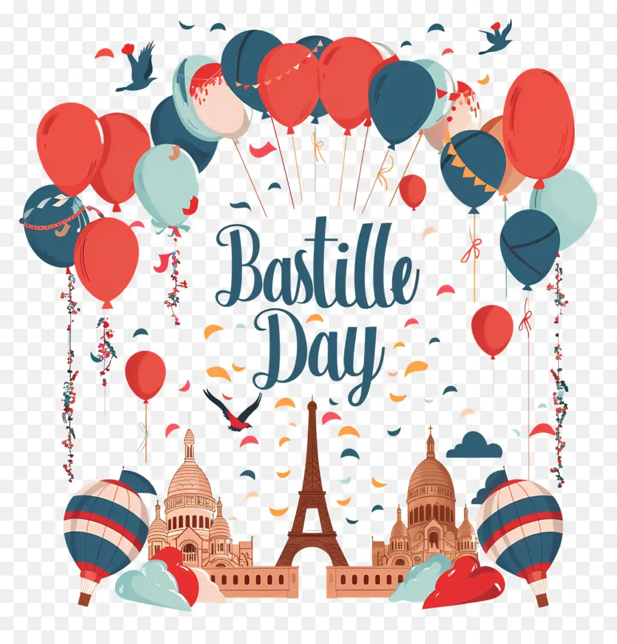 El Día De La Bastilla，París PNG