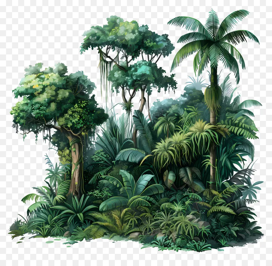 Selva Amazónica，Árbol PNG