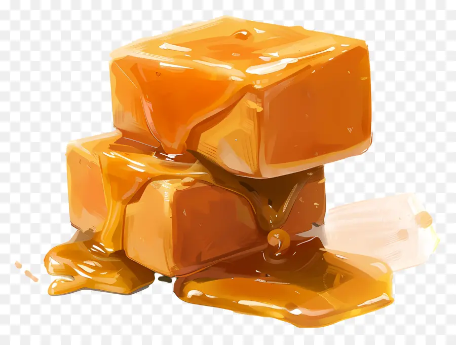 Caramelo，Bloque De Miel PNG