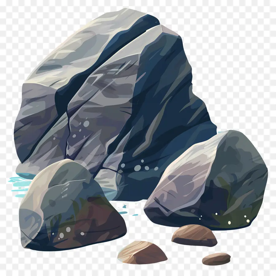 Rocas Marinas，Rocas Y Cantos Rodados PNG