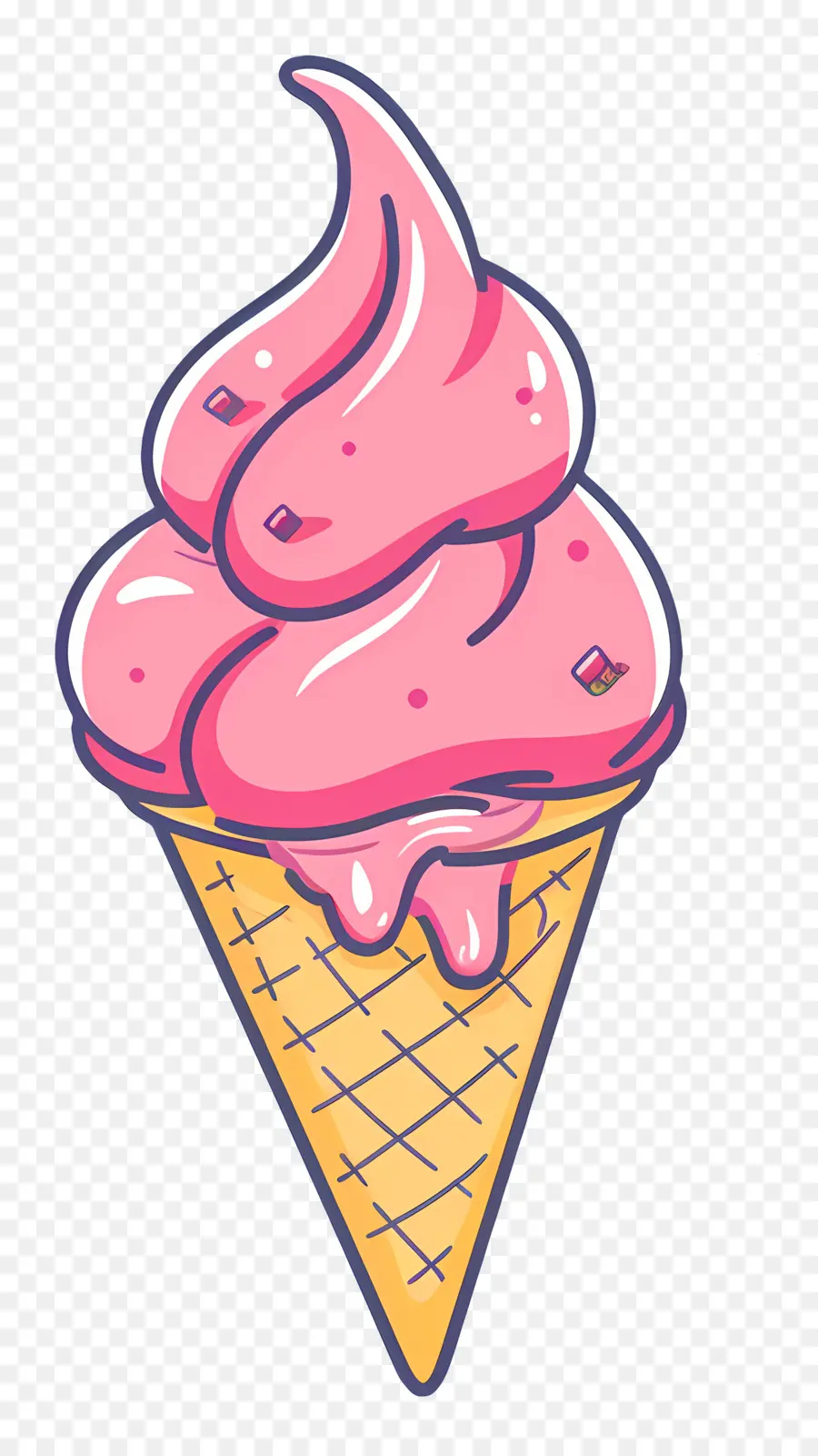 Helado，Rosa Helado PNG