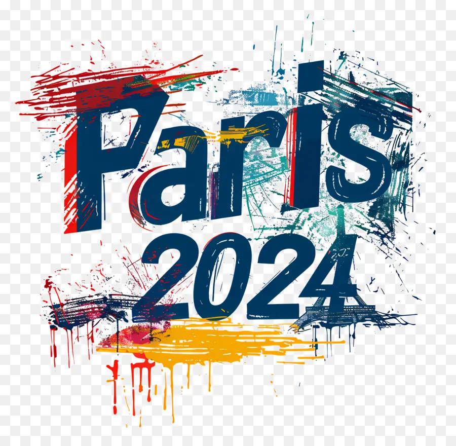 París 2024，Pintura PNG