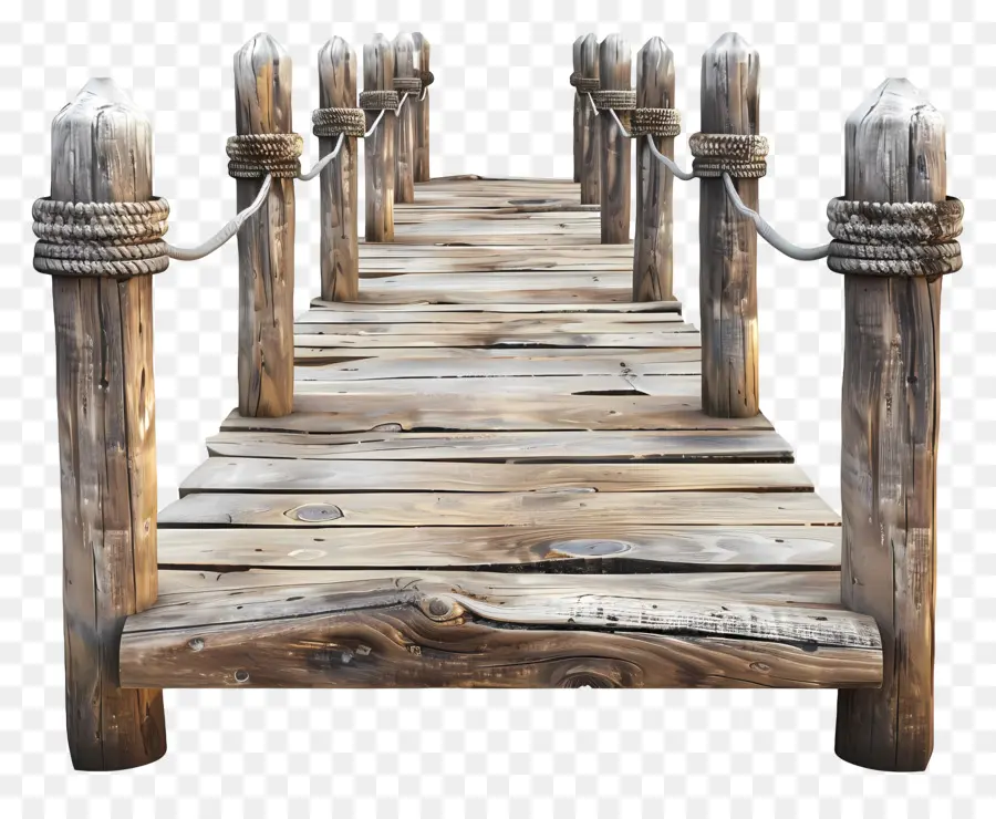 Embarcadero De Madera，Puente De Madera PNG