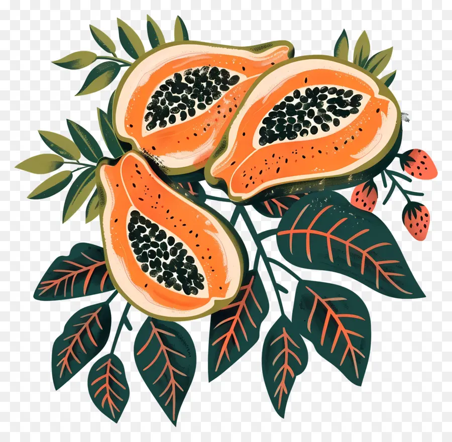 Papaya，Papayas PNG