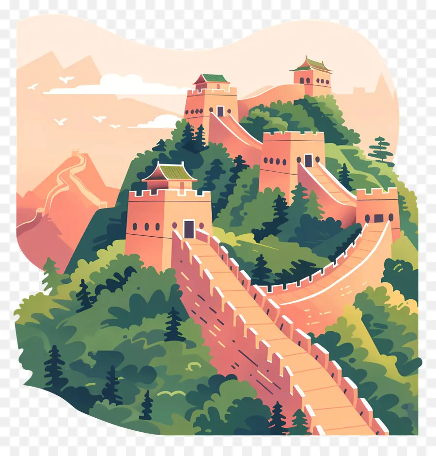 Muralla Grande China，Gran Muralla PNG