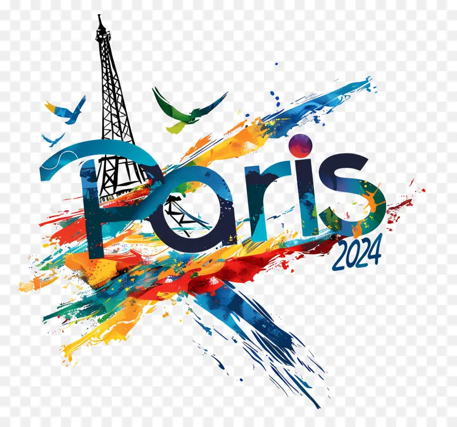 París 2024，La Pintura Abstracta PNG