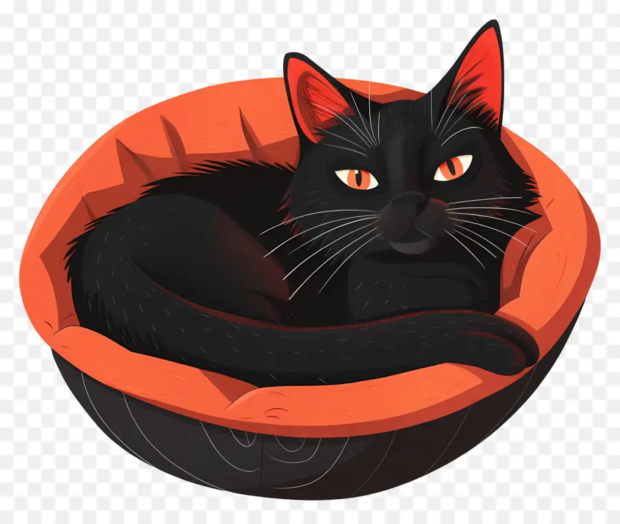 Cama De Gato，Gato Negro PNG