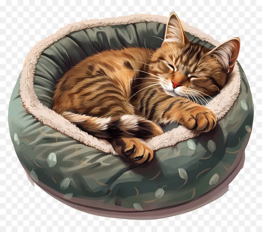 Cama De Gato，Dormir Gato PNG