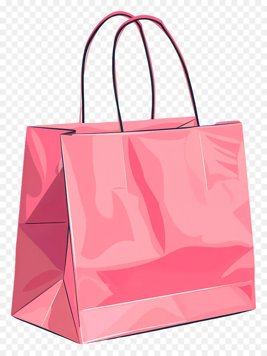 Bolsa De Papel Rosa，Rosa Bolsa De Compras PNG