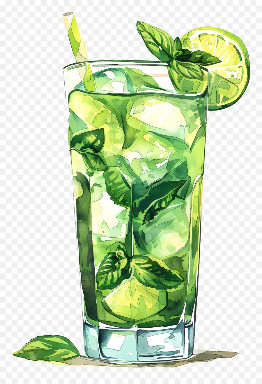 Mojito，Bebida Tropical PNG