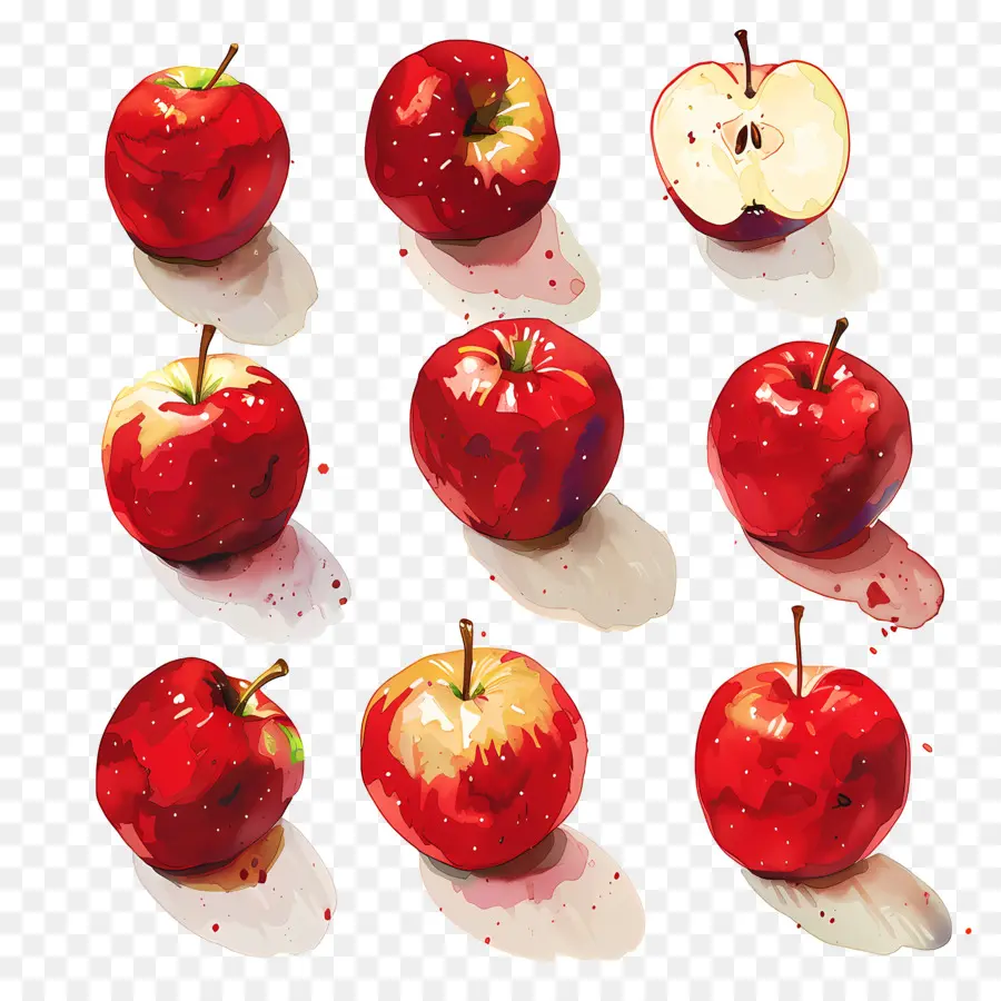 Las Manzanas，Las Manzanas Rojas PNG