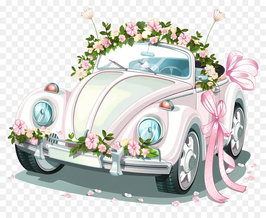 Coche De Boda，Coche De Novias PNG