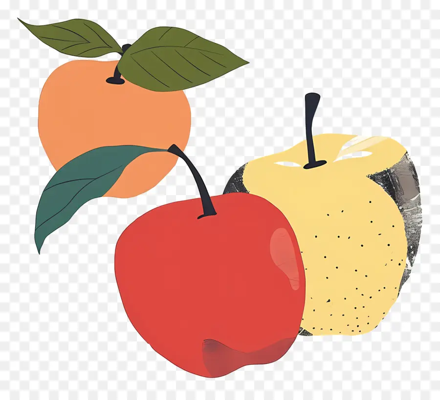 Las Manzanas，La Fruta PNG