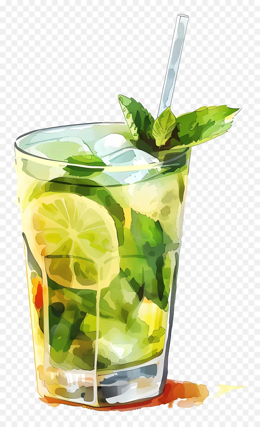 Mojito，Bebida Tropical PNG