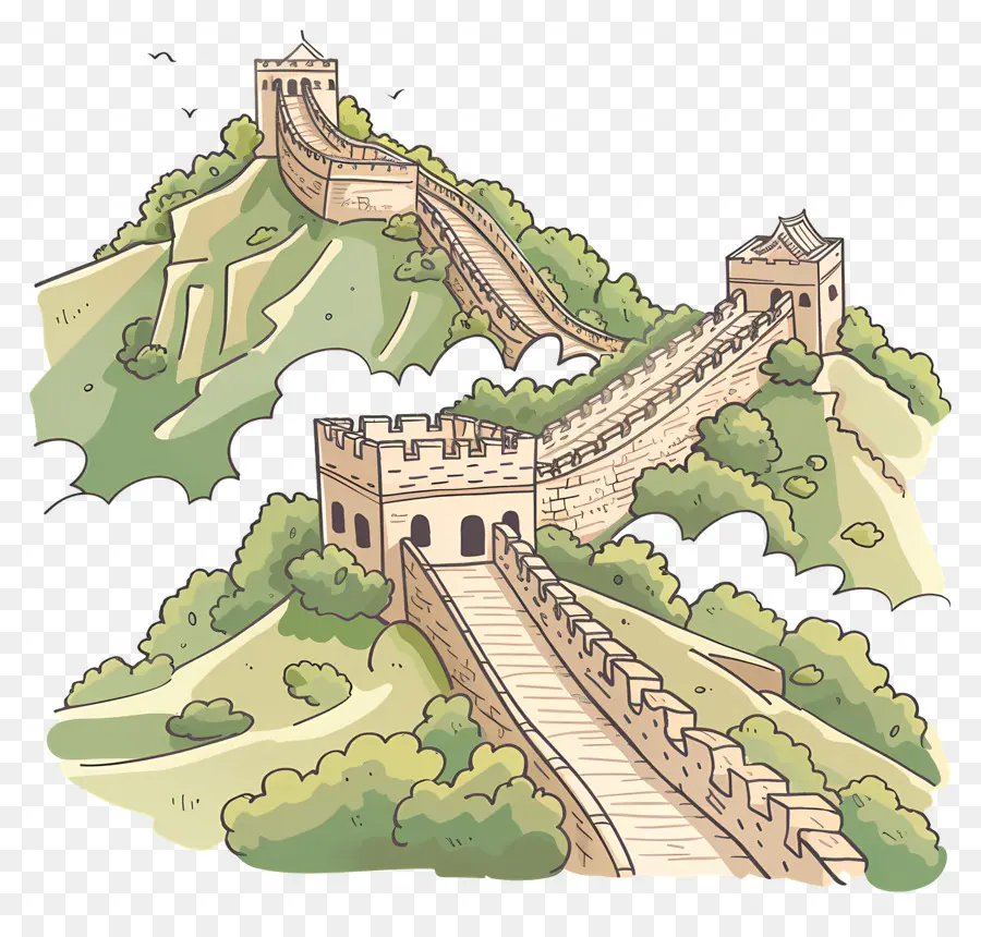 La Gran Muralla De China，Muro De Piedra PNG