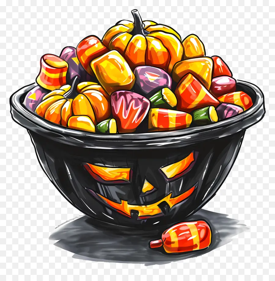 Tazón Caramelo，Halloween PNG