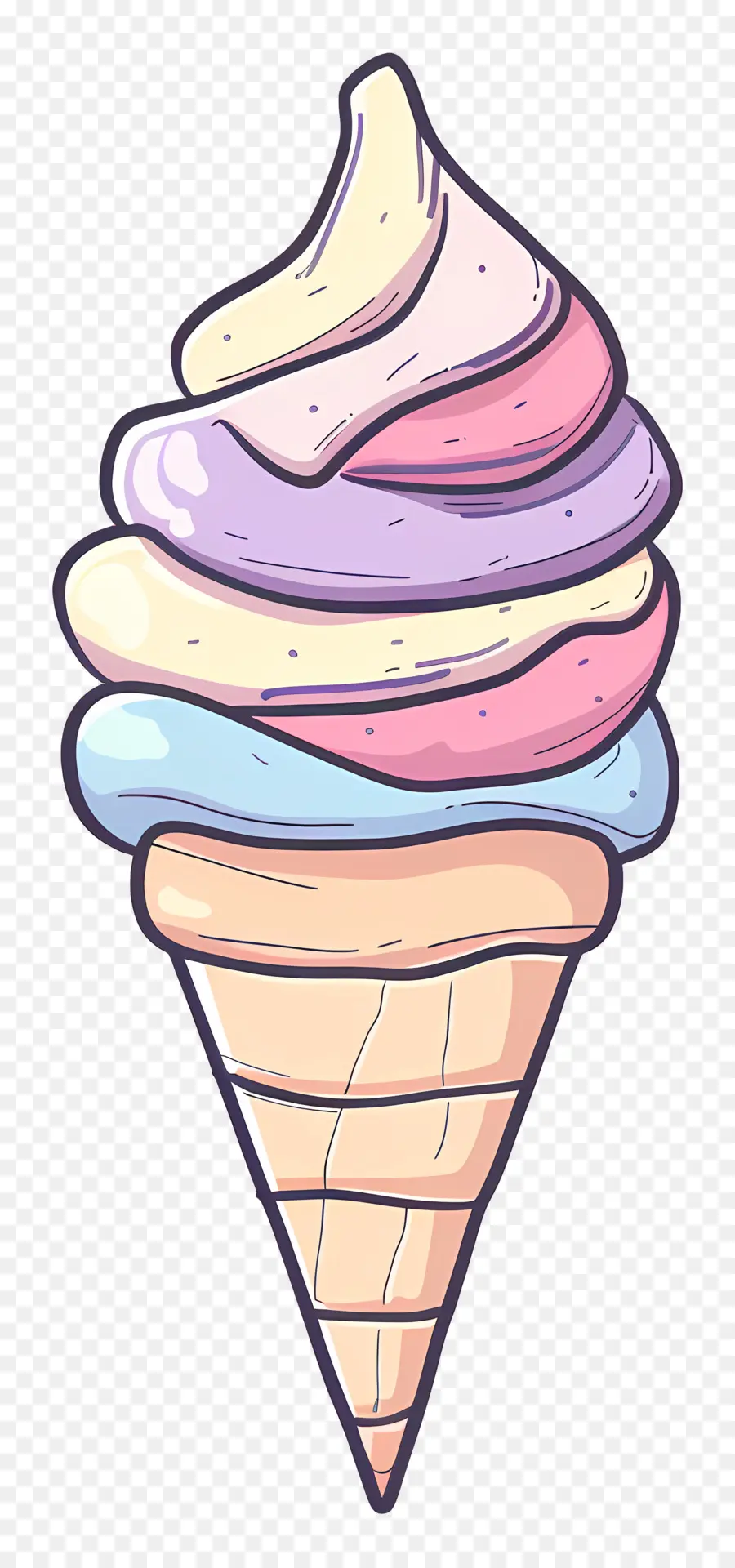 Helado，Colorido PNG