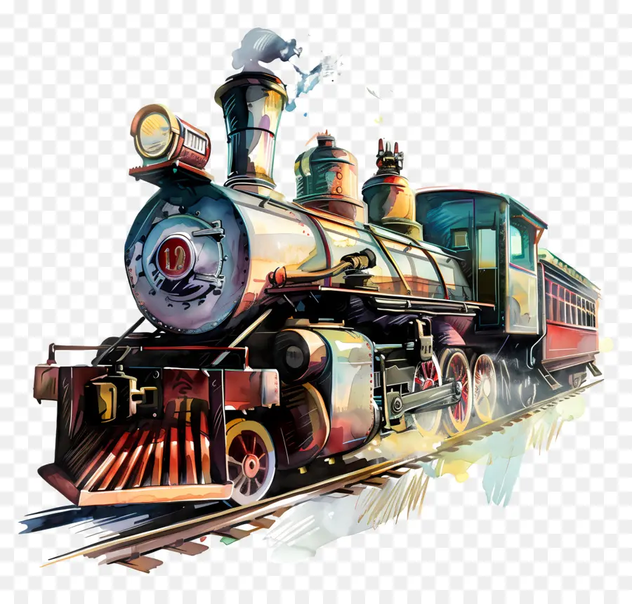 Tren，Locomotora De Vapor PNG