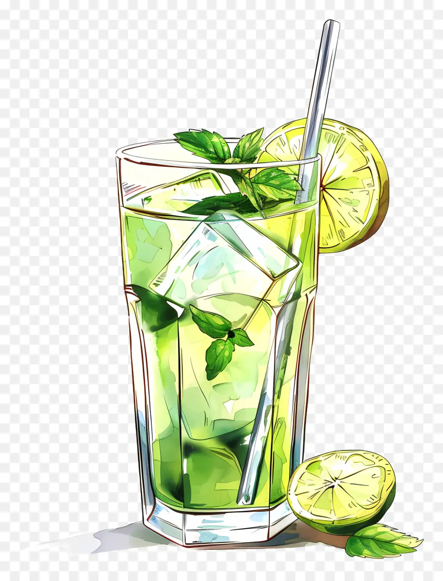 Mojito，Bebida Tropical PNG