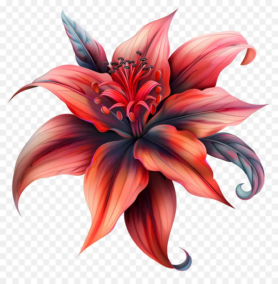 Flores Exóticas，Flor De Naranja PNG
