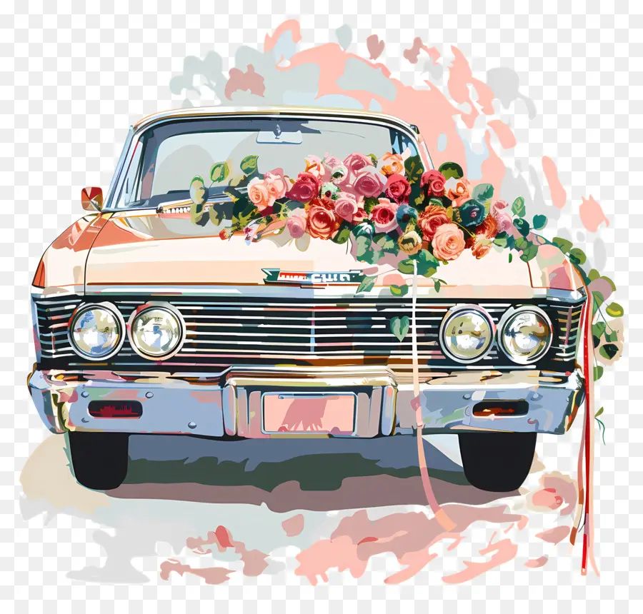 Coche De Boda，De La Vendimia PNG