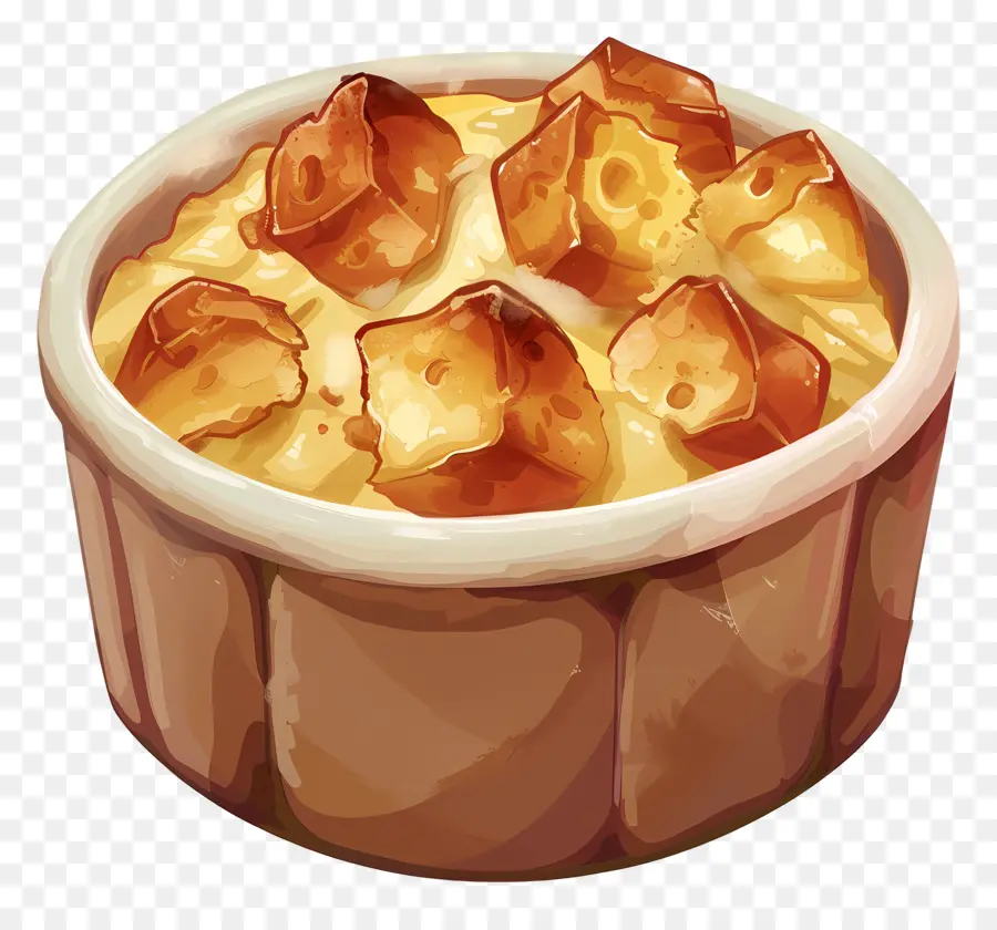 Budín De Pan，Los Macarrones Con Queso PNG