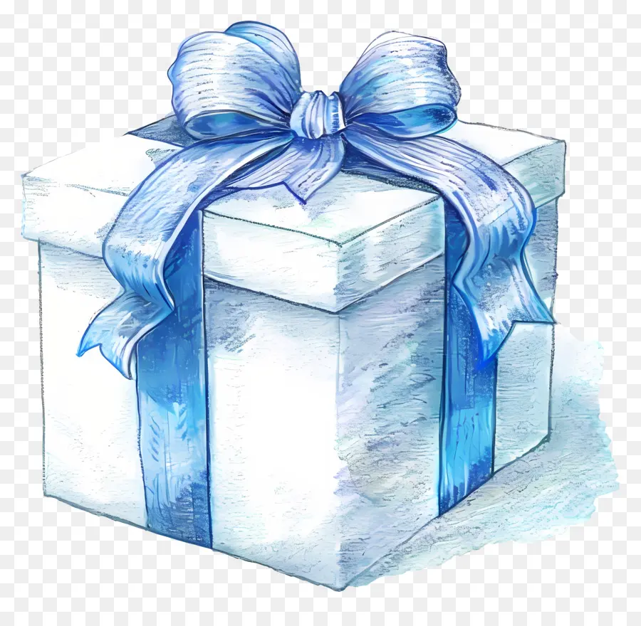 Caja De Regalo，Caja Blanca PNG