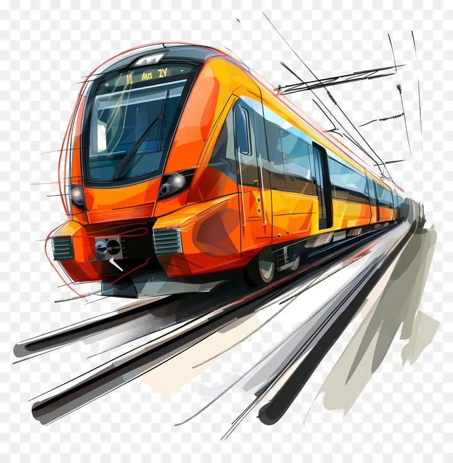 Tren，Tren De Pasajeros PNG