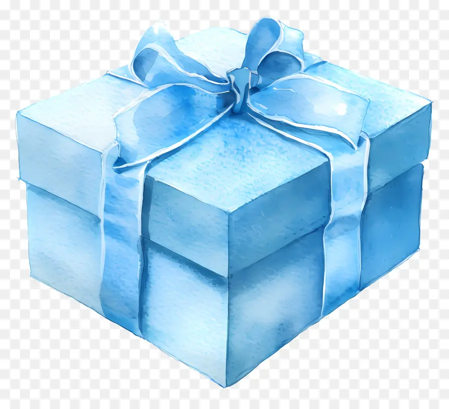 Caja De Regalo Azul，Caja De Regalo PNG