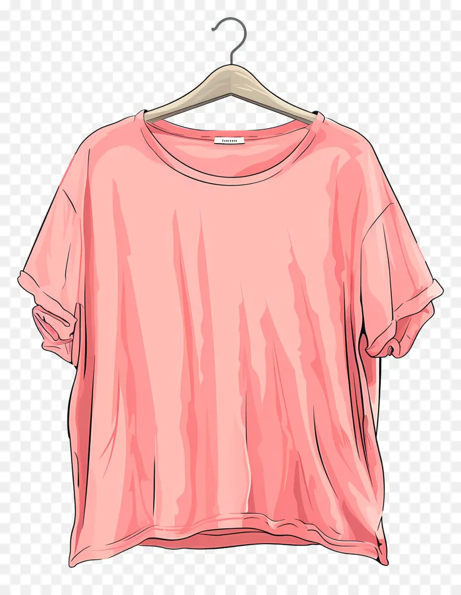 Rosa Camiseta，Camisa De Color Rosa PNG