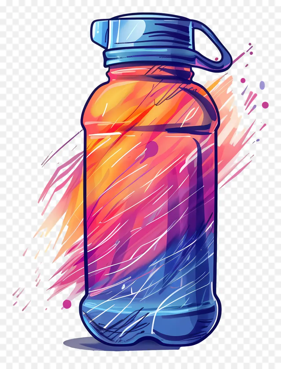 Botella，Colorido PNG
